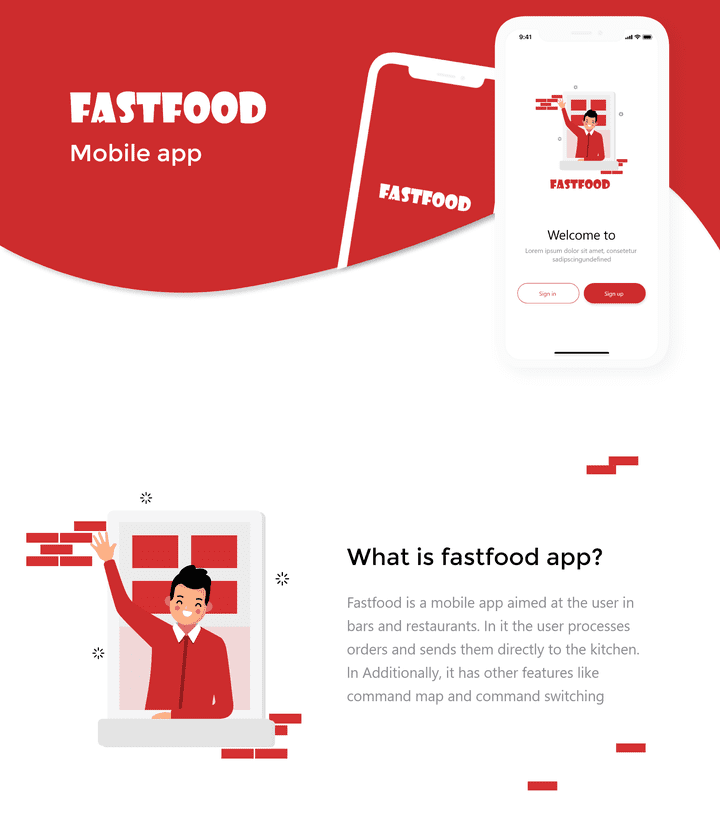 تطبيق  foodfast