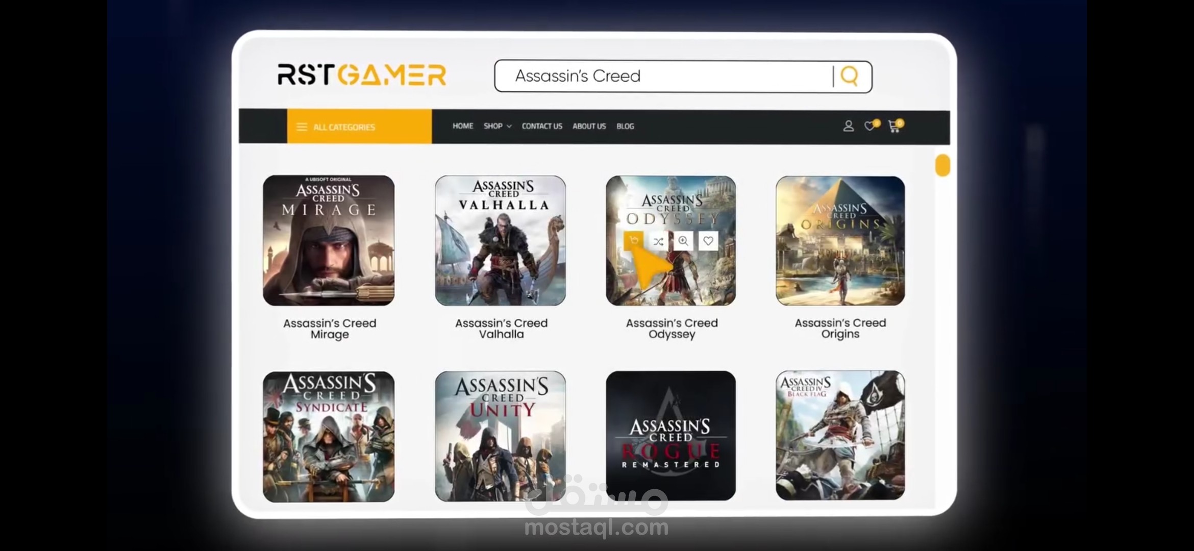 تعليق صوتي اعلاني باللغة الانجليزية لموقع RST GAMER للالعاب لموقع اجنبي