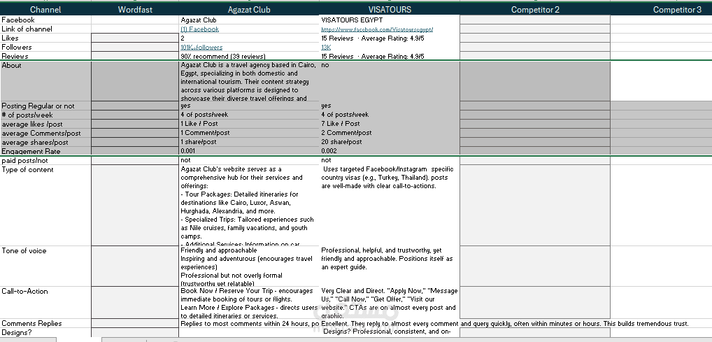 competitor analysis