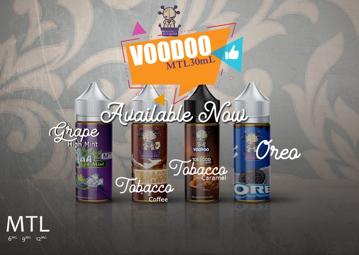 Voodoo e-liquid (packaging)