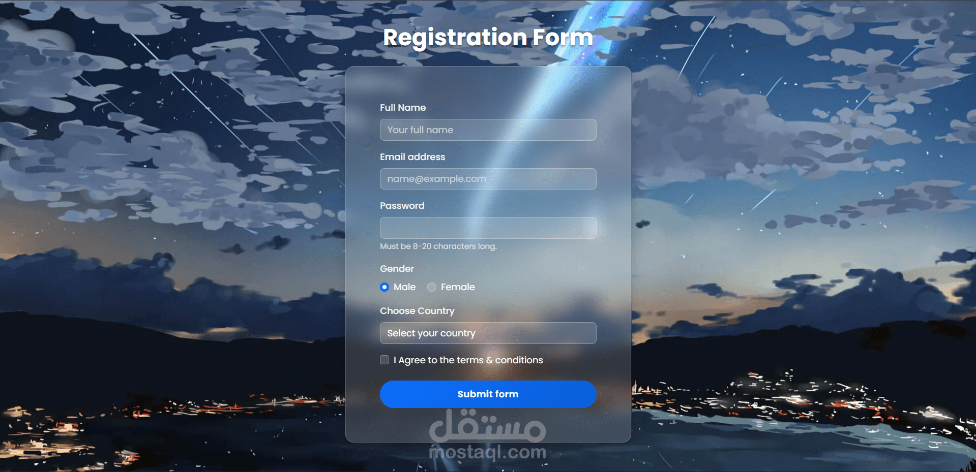 Registration Form
