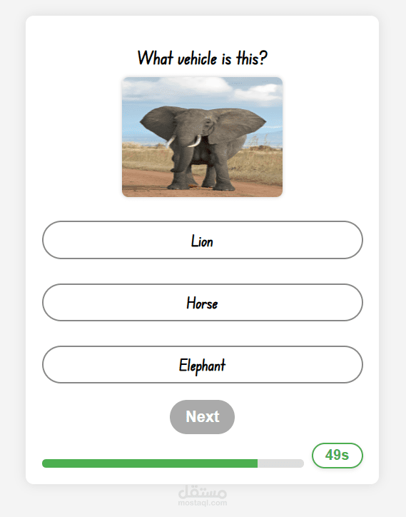 questions form