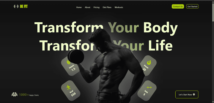 موقع BE FIT GYM