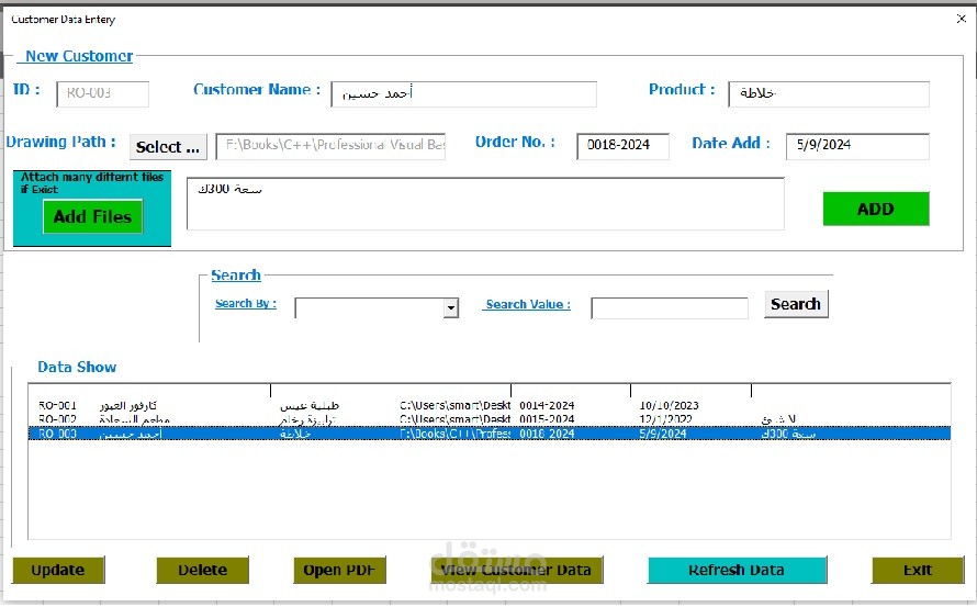 Customer Data