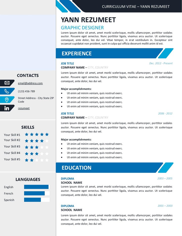 سيرة ذاتيه CV