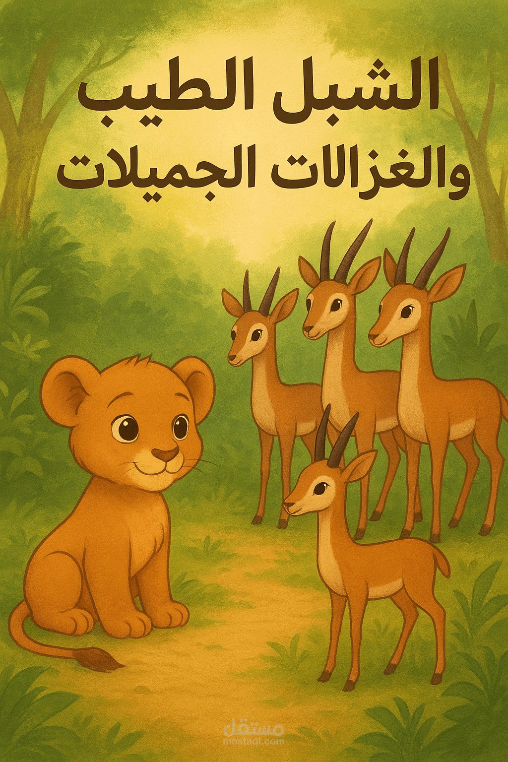 قصه الشبل الطيب و الغزالات الجميلات