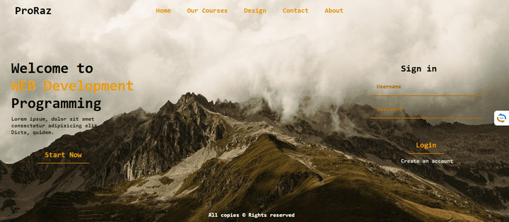 Landing Page