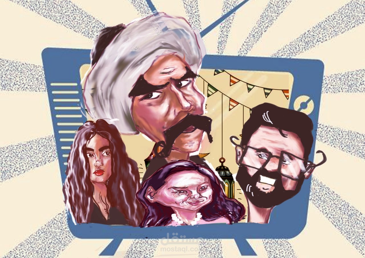 carecature for ramadan films