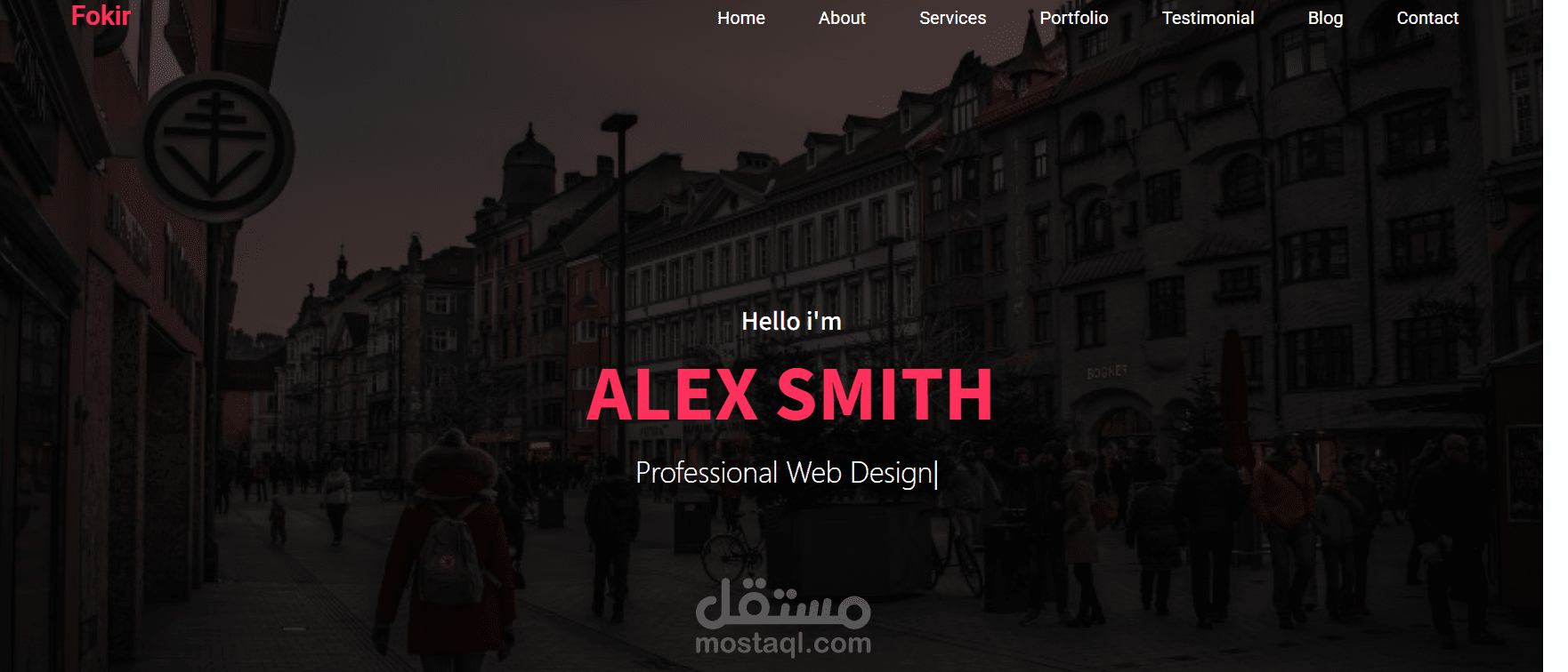 Portfolio Website with Typing Effect