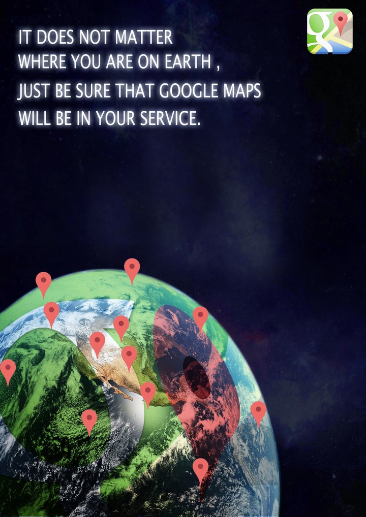 بوستر إعلاني ل Google maps