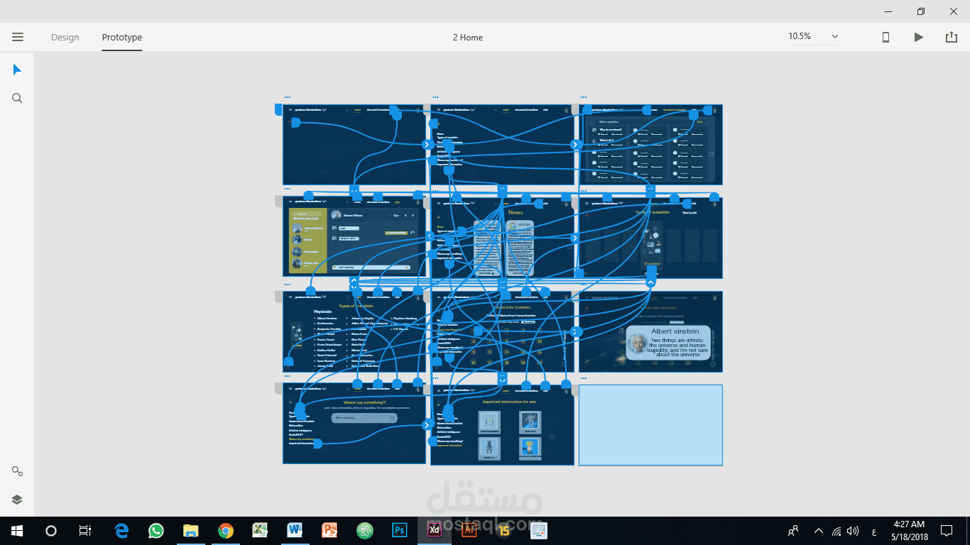 Logo and Ui/Ux and Code for GI website .. For science