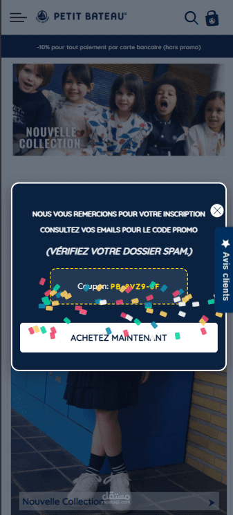 design new popup for promo