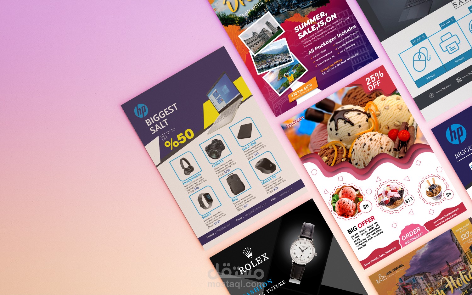 تصميم فلير   Flyer designs تصميم جرافيك