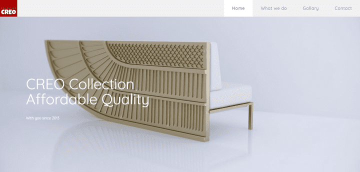 CREO Collection Website