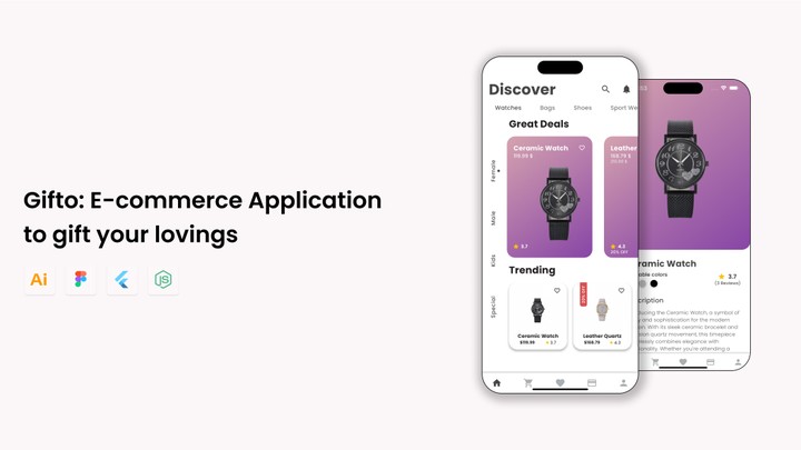 Gifto: Full Flutter E-commerce app