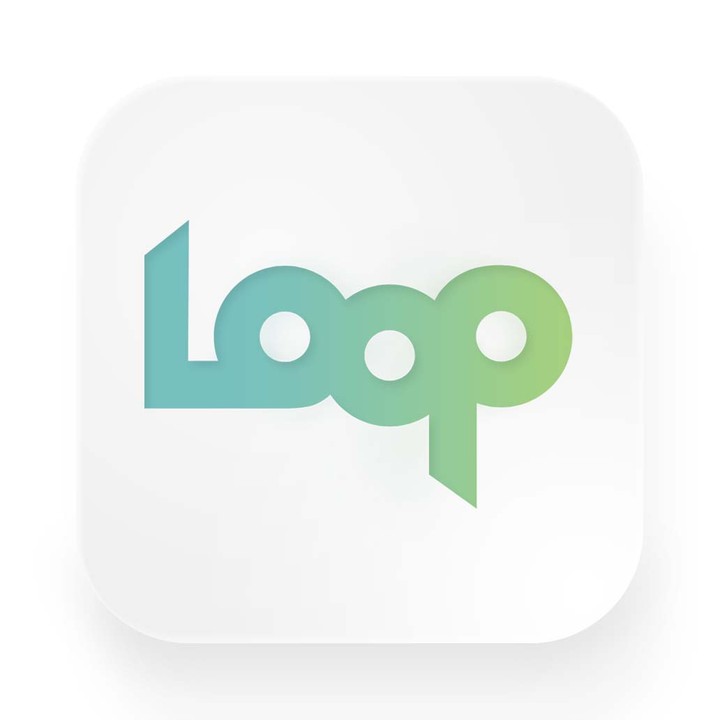 تصميم شعار لتطبيق Loop