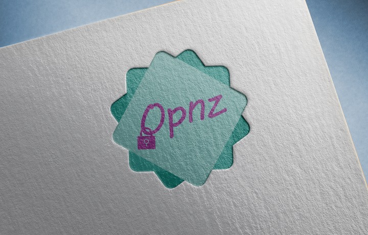 تصميم شعار لتطبيق Opnz