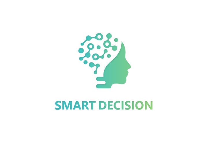 تصميم شعار تطبيق smart decision