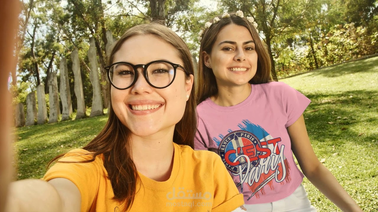 تصميم شعار قميص T-shirt ودمجه في فيديو اعلاني  - ارباح طائلة