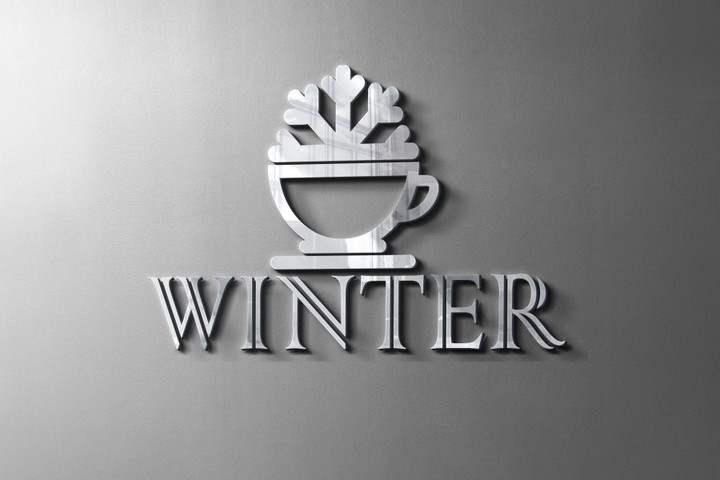 Winter Coffee Shop Logo