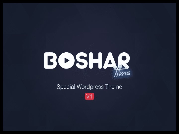 BosharTime | wordpress theme