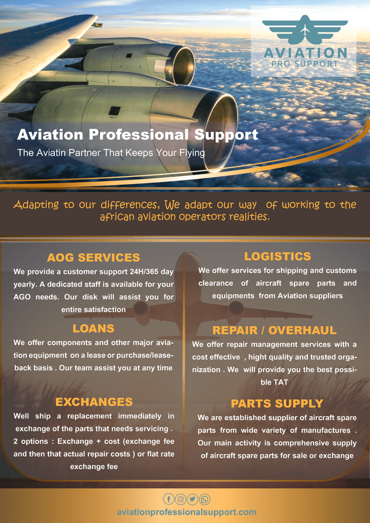 New brochure for Aviation firm for GSE [Ground Support Equipment]