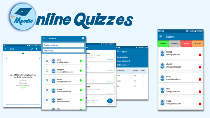 Online Quizzes (تطبيق كويزات أونلاين)