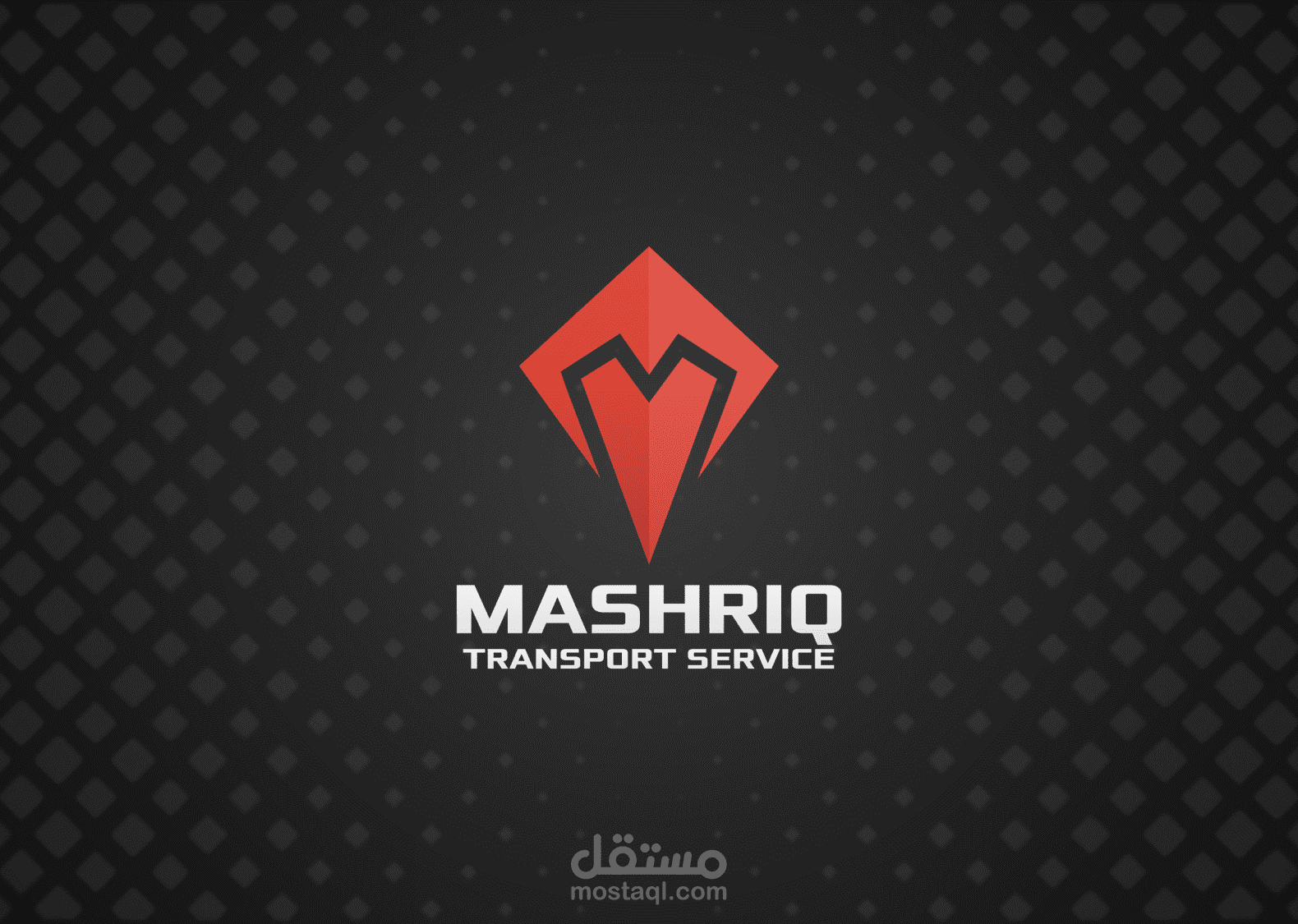 شعار MASHRIQ Transport Service.