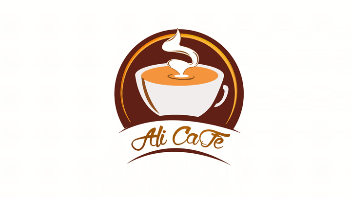 شعار لمحل قهوة بالقاهرة