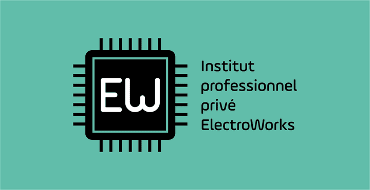 تصميمي لهوية بصرية "Institut professionnel privé ElectroWorks"