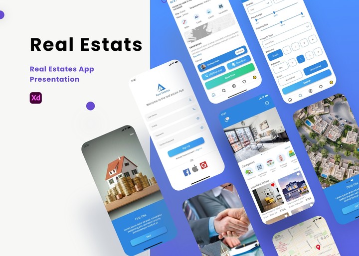 Real Estates Ui Mobile App