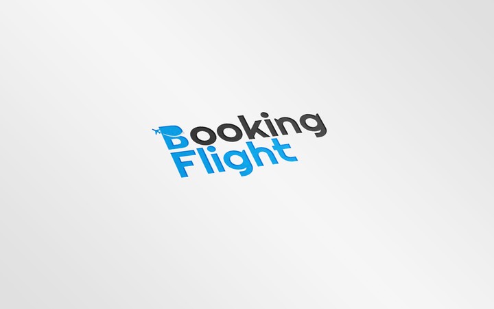 تصميم شعار booking flight