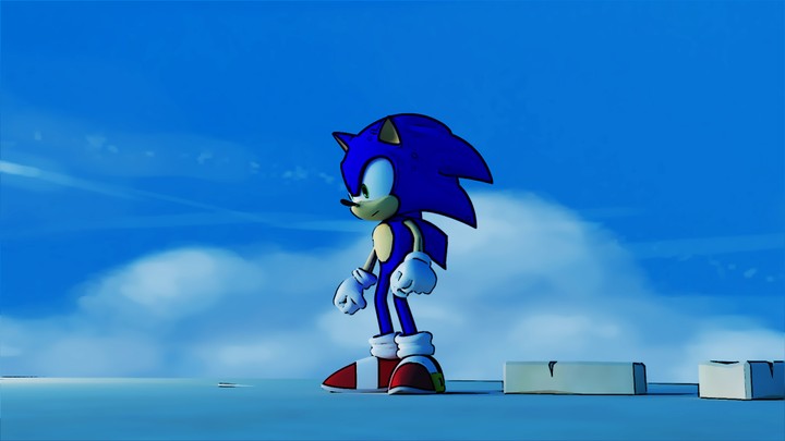 Super Sonic  / 3D Animation