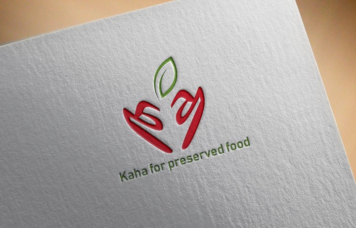 Kaha company for preserved food logo design