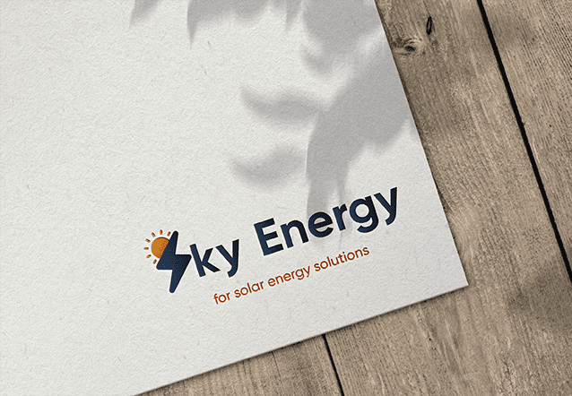هوية بصرية لشركة Sky Energy