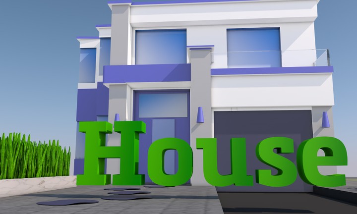تصميم ثلاثي الابعاد - منزل