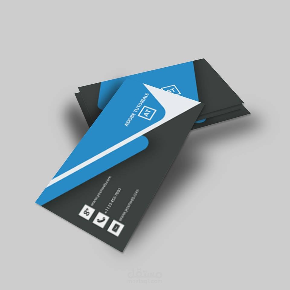 تصميم business card