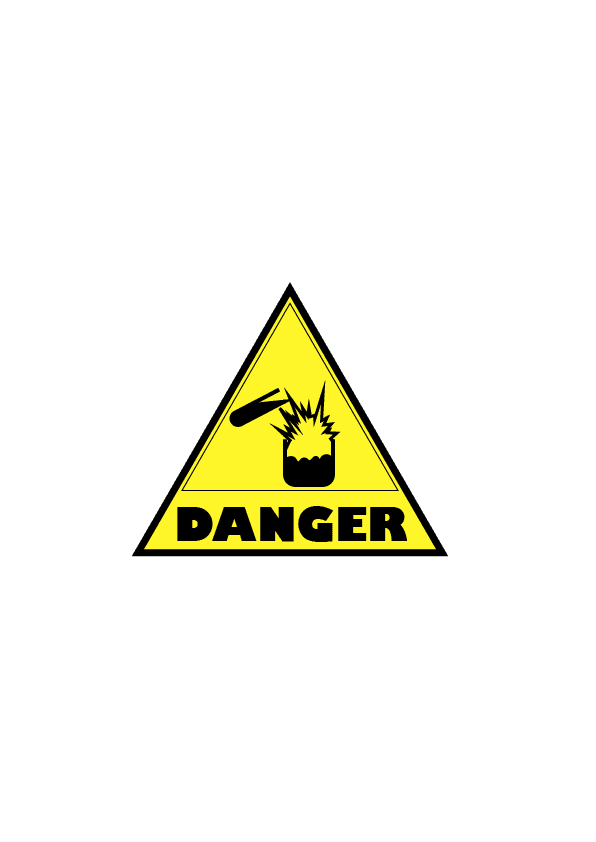 علامة خطر danger