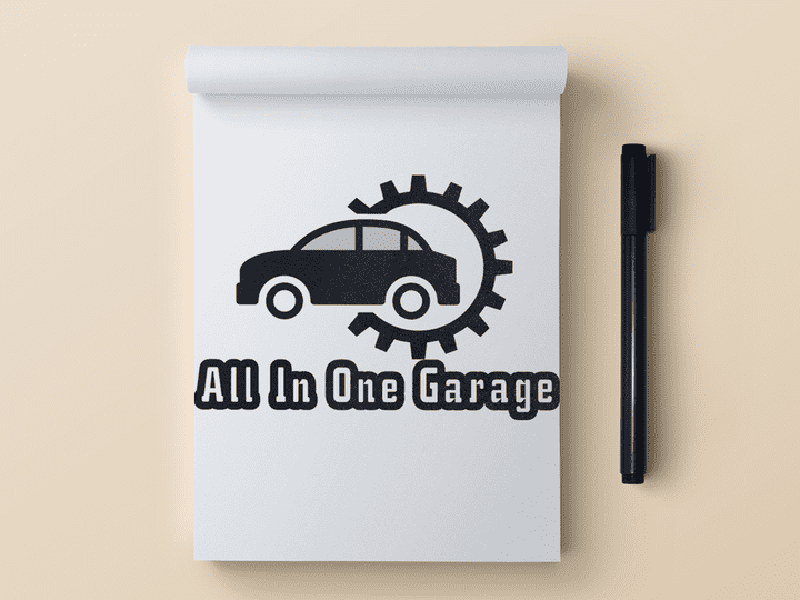 All in one garage logo