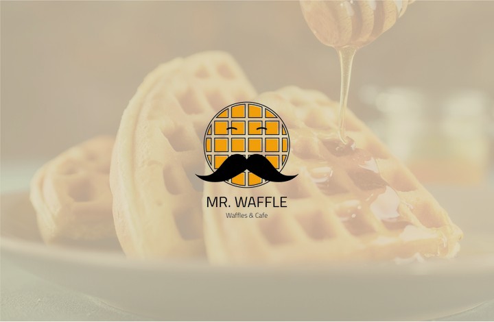 شعار لمحل MR. Waffle