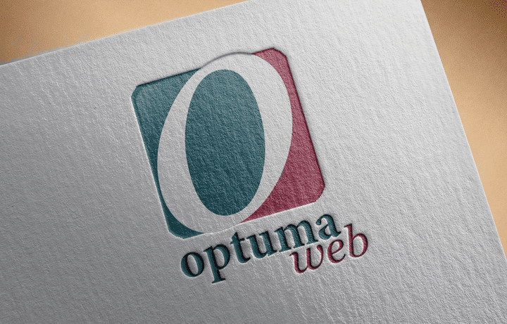 تصميم شعار optuma Web