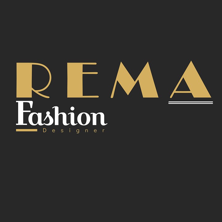لوجو شركة تصميم أزياء REMA