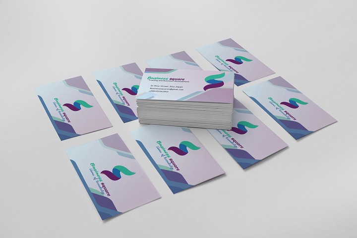 Business Square Business Card