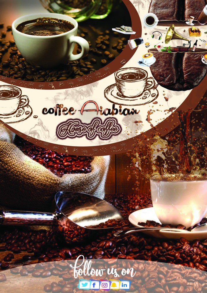 Flyer coffee Arabian - House of coffee  cafe in Egypt