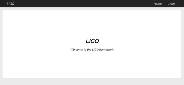 LIGO framework