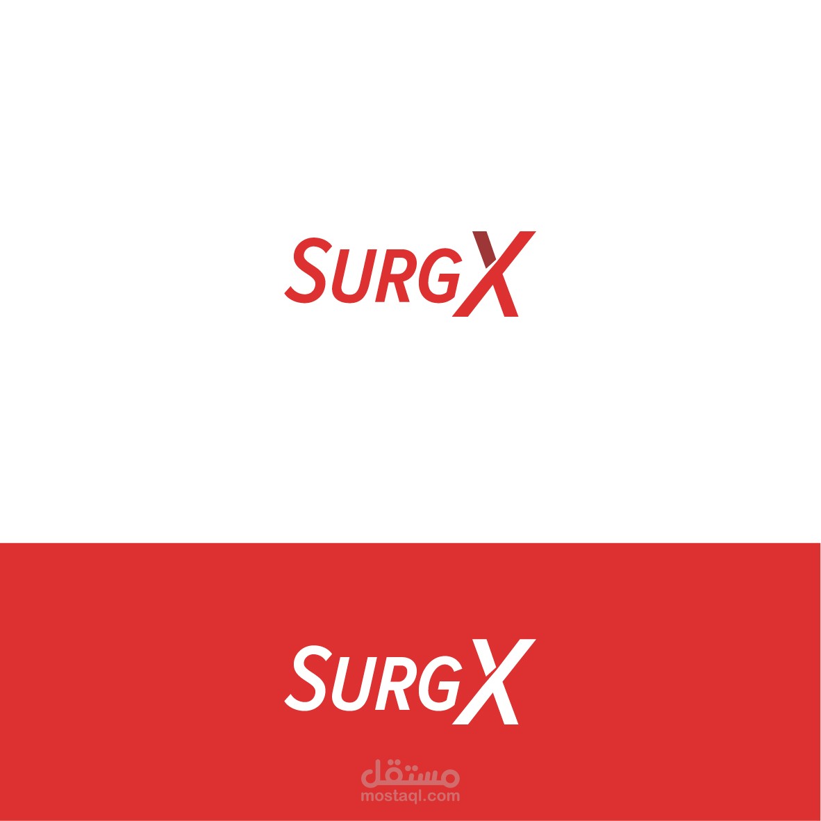 شعار لشركة SURG X