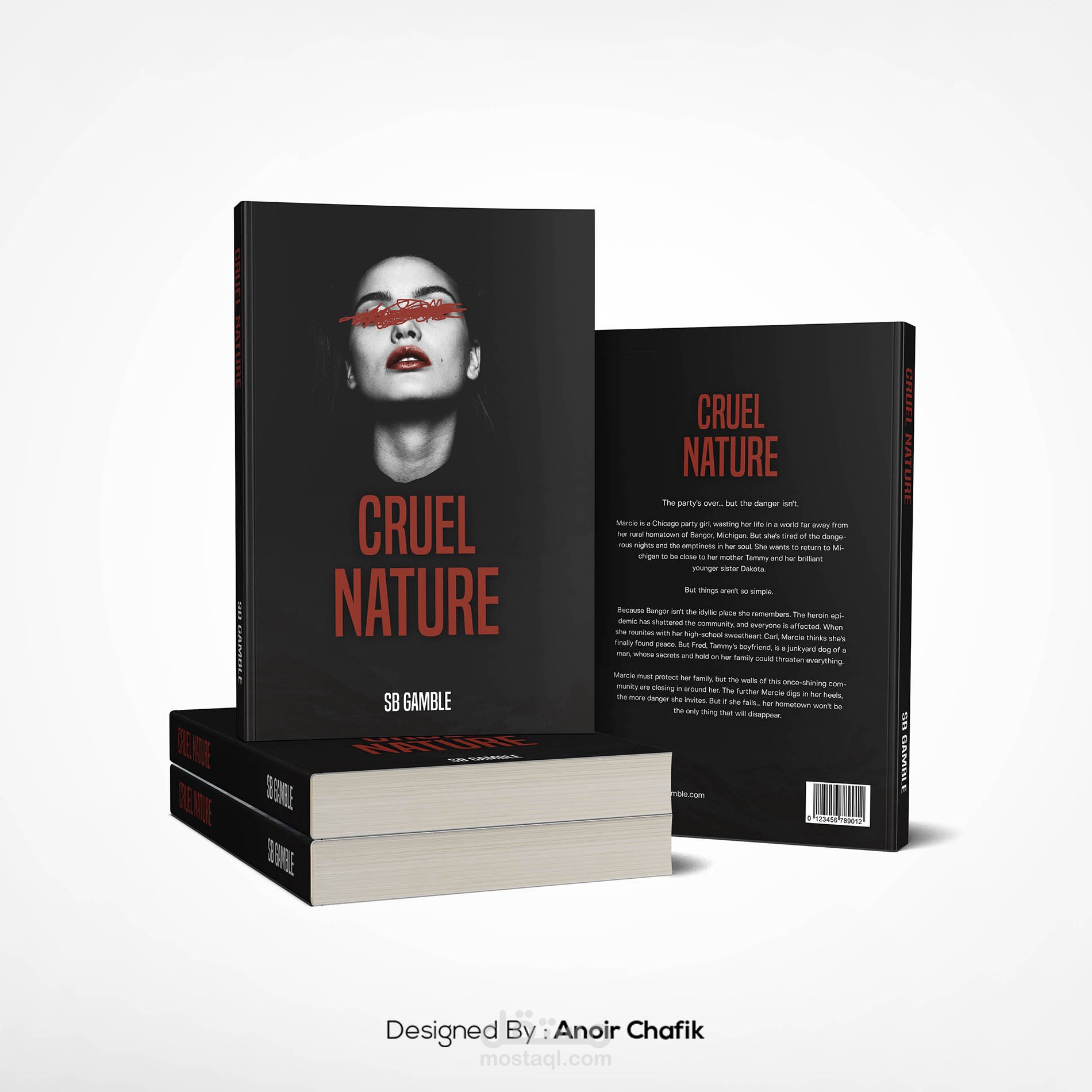 غلاف  كتاب"CRUEL NATURE"