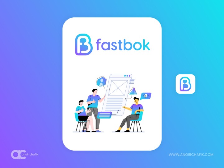 Fastbok Logo & App design