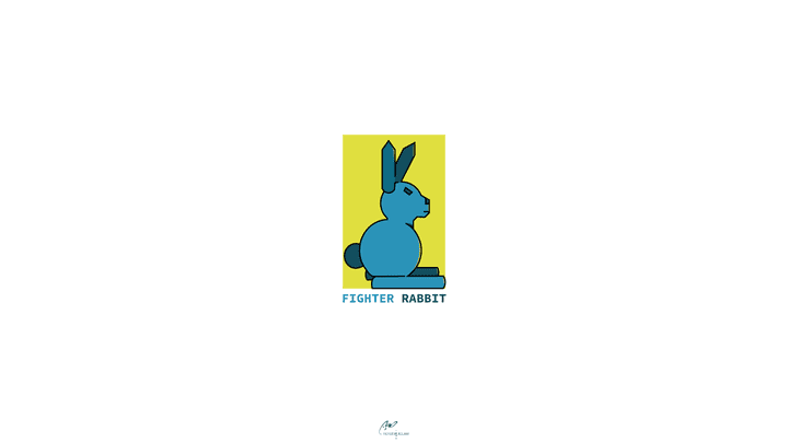 fighter rabbit logo