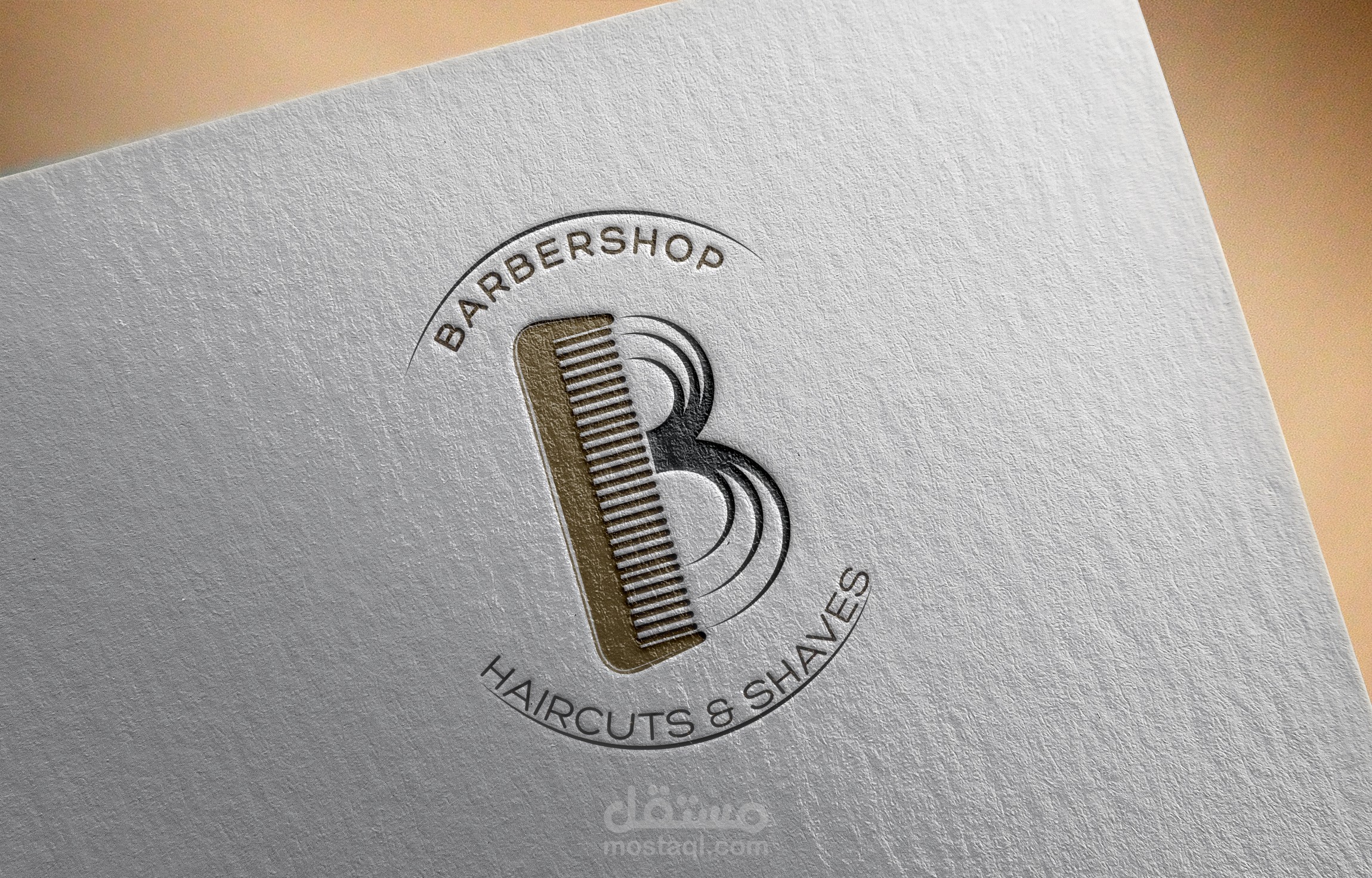 تصميم شعار  BARBERSHOP